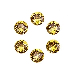 Swarovski 1088 Crystal XIRIUS Chatons Light Topaz F 6mm