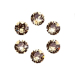 Swarovski 1088 Crystal Chatons Light Smoked Topaz F 6mm