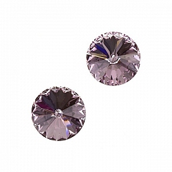 Swarovski 1122 Rivoli Crystals Light Amethyst F 10.7mm