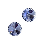 Swarovski 1122 Rivoli Crystals Light Sapphire F 10.7mm