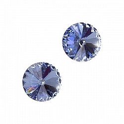 Swarovski 1122 Rivoli Crystals Light Sapphire F 10.7mm
