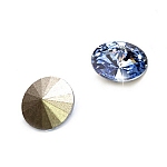 Swarovski 1122 Rivoli Crystals Light Sapphire F 10.7mm
