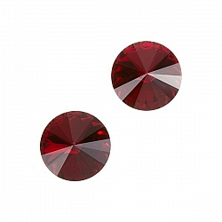 Swarovski 1122 Rivoli Crystal Stones Siam F 10.7mm PK2