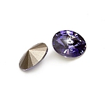 Swarovski 1122 Rivoli Crystals Tanzanite F 10.7mm PK2