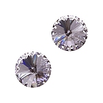 Swarovski 1122 Rivoli Crystals Smoky Mauve F 12mm PK2