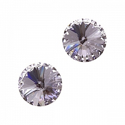 Swarovski 1122 Rivoli Crystals Smoky Mauve F 12mm PK2