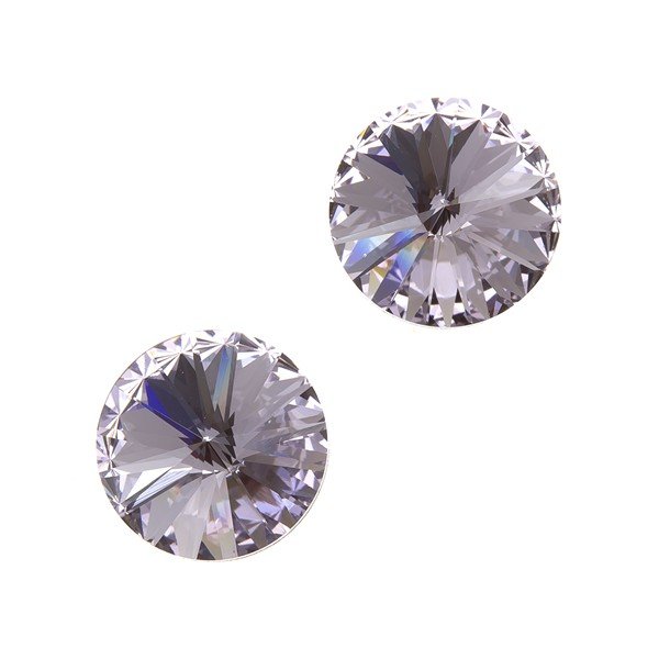 Swarovski 1122 Rivoli Crystals Smoky Mauve F 12mm PK2