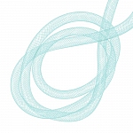 Craft Jewellery Nylon Mesh Tubing 8mm Turquoise 3 metre