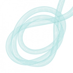 Craft Jewellery Nylon Mesh Tubing 8mm Turquoise 3 metre