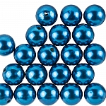 Acrylic Pearl Beads Round 14mm Round Teal - Pack of 20