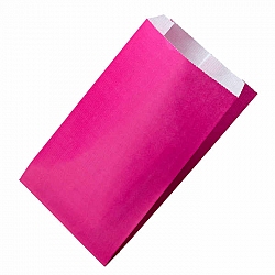 Plain Pink 21x12cm High Quality Paper Gift Bags Pack of 5