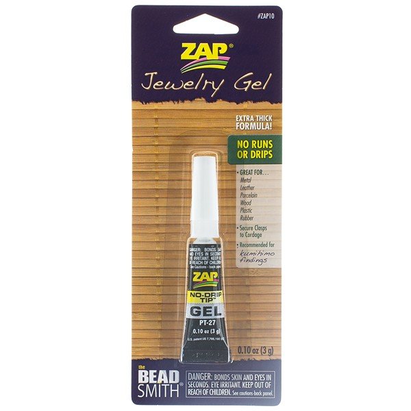 Bead Smith® Super Glue Zap Jewellery Gel 3g Tube