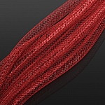 Nylon Mesh Tubing Beading & Jewellery 8mm Red - 3 metre