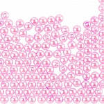 Acrylic Pearl Beads Round 6mm Bright Pink (Pack of 200)