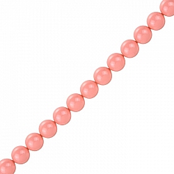 8mm Swarovski Crystal Pearl Beads 5810 Pink Coral PK25