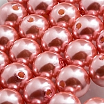 Acrylic Pearl Beads Round 12mm (Salmon Pink) Pack of 30