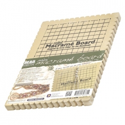 Beadsmith Mini Macrame Board With Instructions 6"x9"