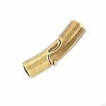 Antique Brass Curved Magnetic Clasp Fits Regaliz Leather PK1