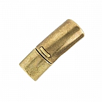 Antique Brass Curved Magnetic Clasp Fits Regaliz Leather PK1