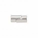 Antique Silver Flat Magnetic Clasp Fits Regaliz Leather PK1	