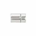 Antique Silver Flat Magnetic Clasp Fits Regaliz Leather PK1	