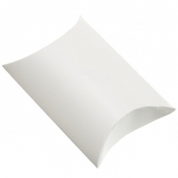 Matt Cream Small Pillow Jewellery Gift Box 12x8x3cm PK1