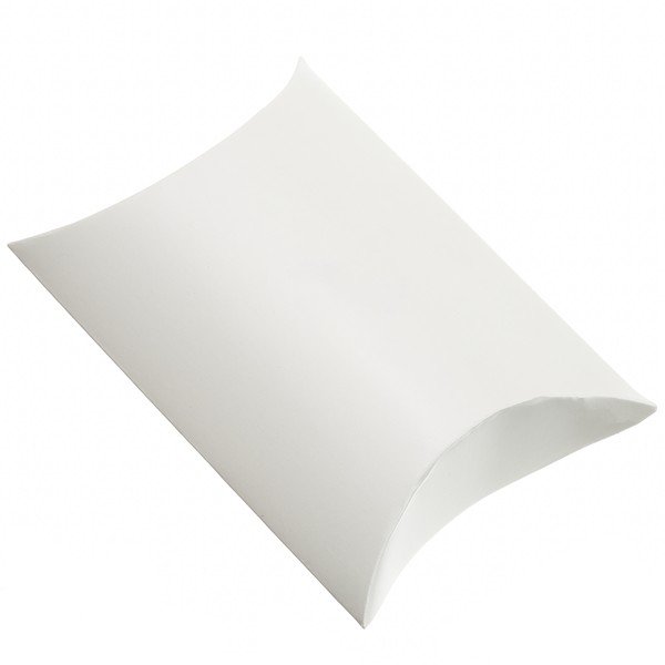 Matt Cream Small Pillow Jewellery Gift Box 12x8x3cm PK1