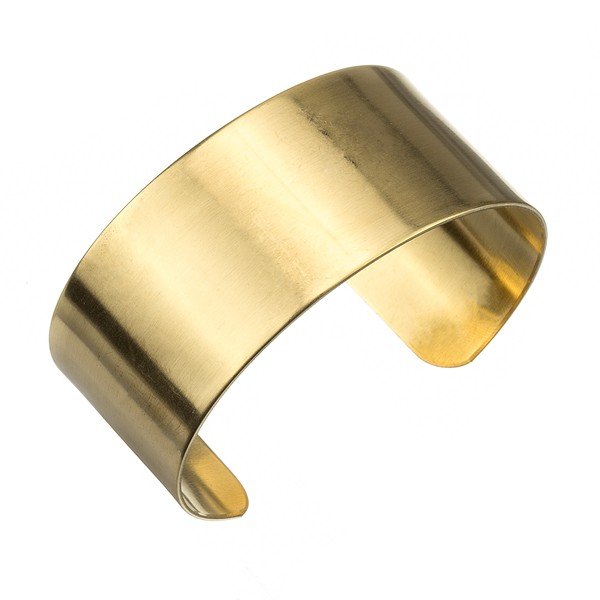Raw Brass Bracelet Cuff (Flat 1 inch Wide) 2.5 inches Raw Brass Bracelet Cuff (Flat 1 inch Wide) 2.5 inches