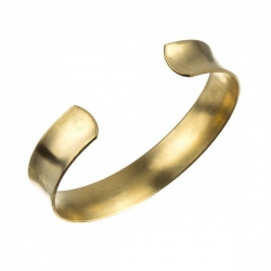 Brass Bracelet Cuff - Concave 1/2 inch Wide (PK1)