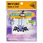Miyuki Beaded Mascot Fan Kit | No.57 Halloween Bat Charm