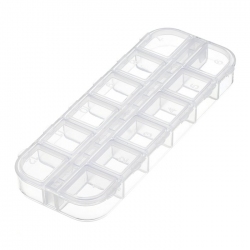 Plastic Seed Bead Container Storage Box 12 Compartments