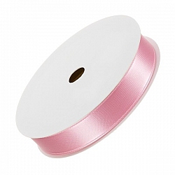 Satin Double Sided Ribbon 15mm Wide Light Pink 7 Metres