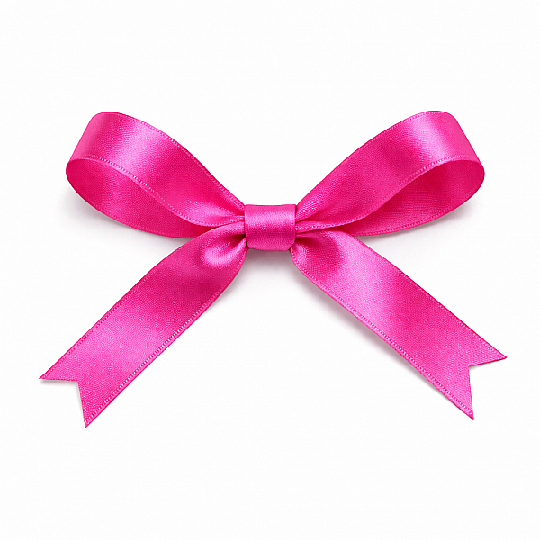 Pink Double Sided Satin Ribbon 15mm Wide – 1 Metre