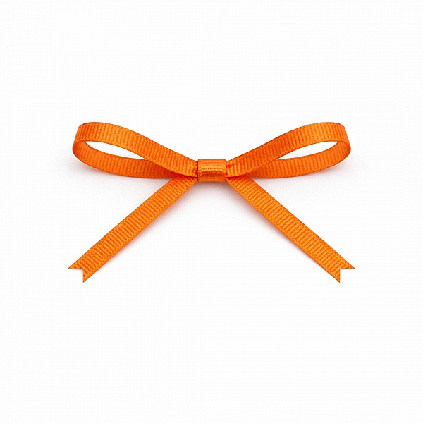 Orange Grosgrain Craft Ribbon 6mm Wide – 5 Metres