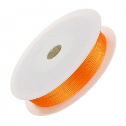 Orange Grosgrain Craft Ribbon 6mm Wide on 20 Metre Reel