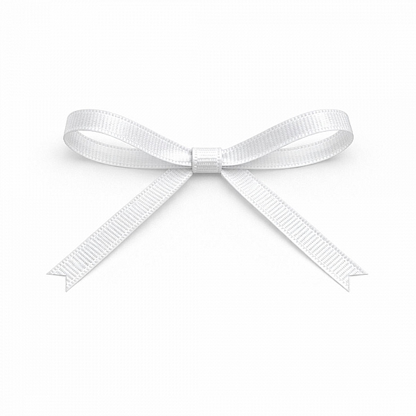 White Grosgrain Craft Ribbon 6mm Wide – 5 Metres