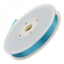 10mm Teal Grosgrain Ribbon for Beading on 20 Metre Reel