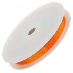 10mm Orange Grosgrain Ribbon for Beading 20 Metre Reel