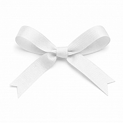 White Grosgrain Craft Ribbon 16mm Width – 5 Metres