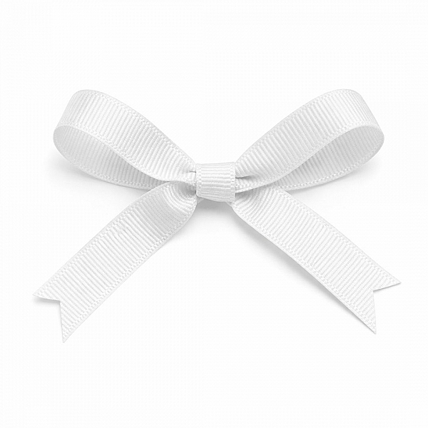 White Grosgrain Craft Ribbon 16mm Width – 5 Metres