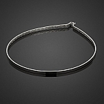 Tiara Head Band Blank Silver Plated Brass 4mm Width PK1