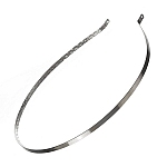 Tiara Head Band Blank Silver Plated Brass 4mm Width PK1