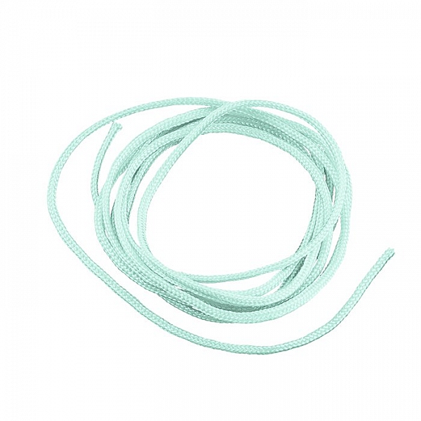 Light Blue (1.5mm) Round Braided Nylon Cord 1m Length
