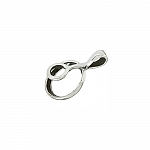 Swarovski Rivoli Setting & Bail - Sterling Silver 12mm