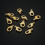 Lobster Claw Clasps Gold Plated Fasteners 12mm - PK12