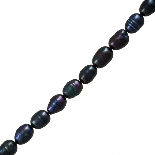Freshwater Pearls Genuine Peacock Potato Beads 9-11mm