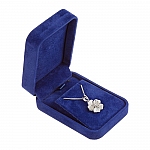 Cats Eye Blossom Pendant White Gold Plated Necklace 29mm