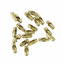 Metal Brass Ball Chain Connector Clasps 8mm Pack of 20