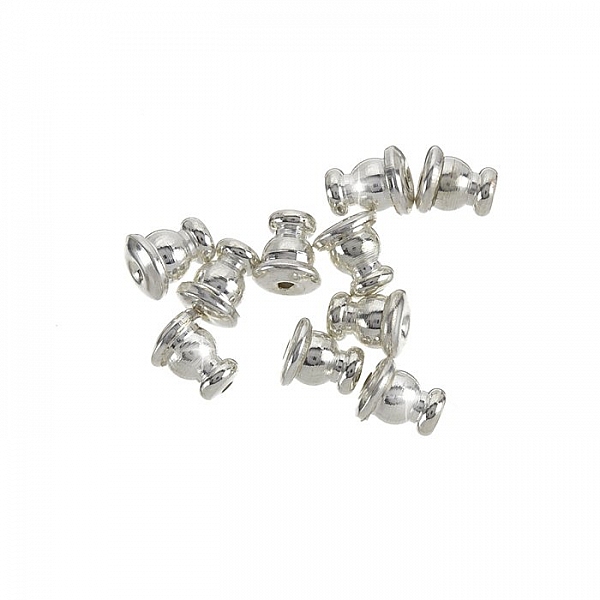 Ear Stud Backs Bullet Clutch Silver Plated Stoppers 5mm