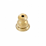 Gold Plated Ear Stud Backs Bullet Clutch Stoppers - 5mm